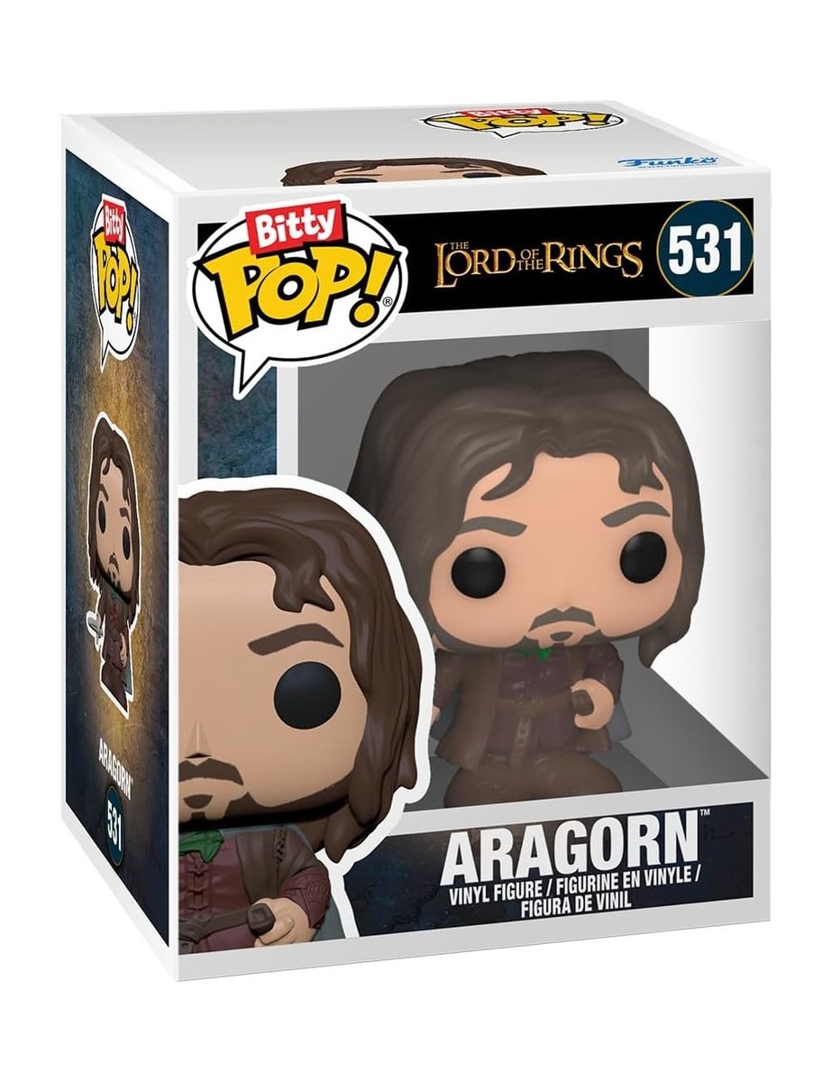 funko pop! the lord of the rings bitty aragorn 2,5cm figurka 1/3