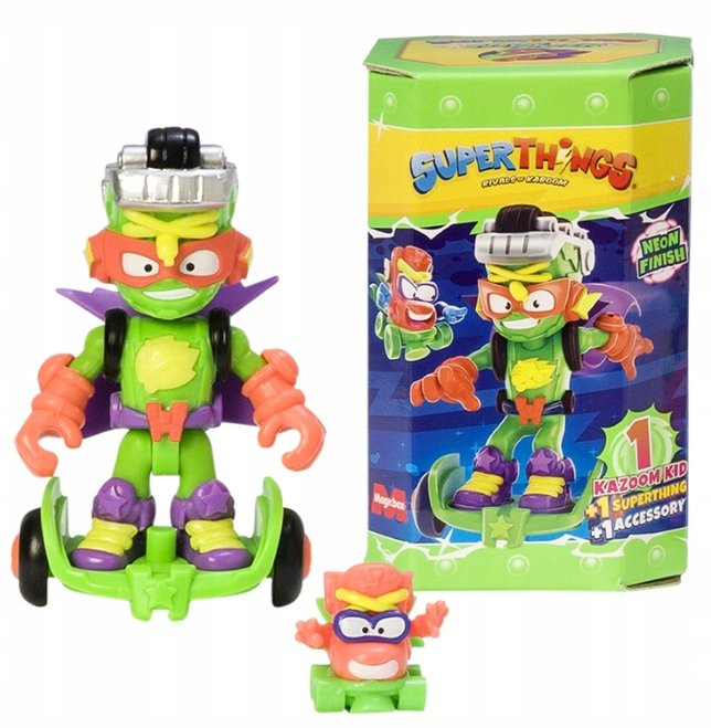 super things zings seria 11 neon power figurka kid rollerbolt saszetka