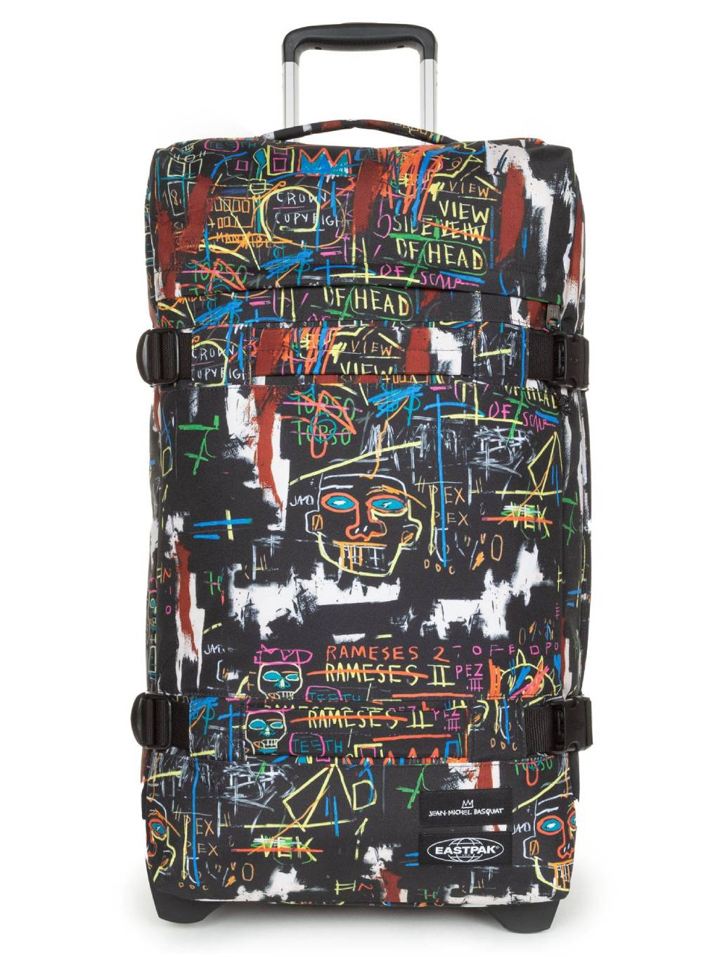Torba podróżna na kółkach Eastpak Transit'R L - Basquiat kings of Egypt 2