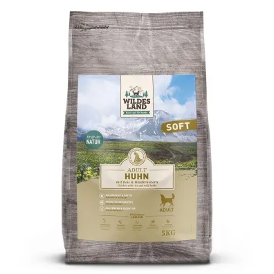Wildes Land DOG Soft Huhn - kurczak półwilgotna karma dla psa 5 kg