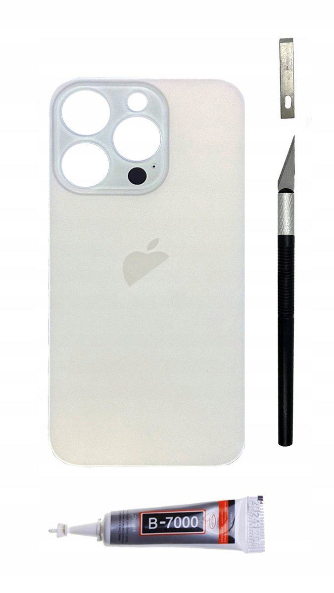 OEM Panel tylny złoty do iPhone 14 Pro Big Hole szkło tylne klapka baterii
