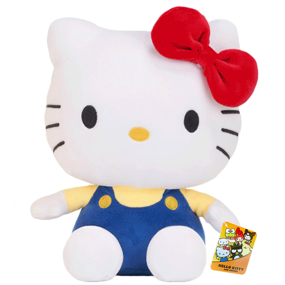 Maskotka Hello Kitty 25 cm Oryginalna Maskotka Z Czerwoną Kokardką Kotek
