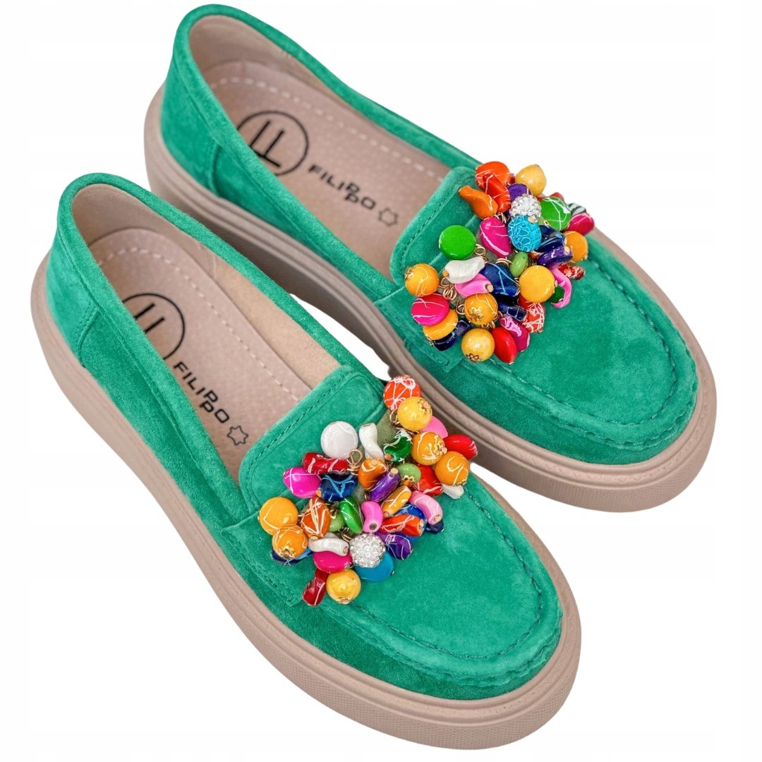 Buty Damskie Mokasyny Filippo Dp6765/25 Na Platformie 39 Obuwie Na Haluksy