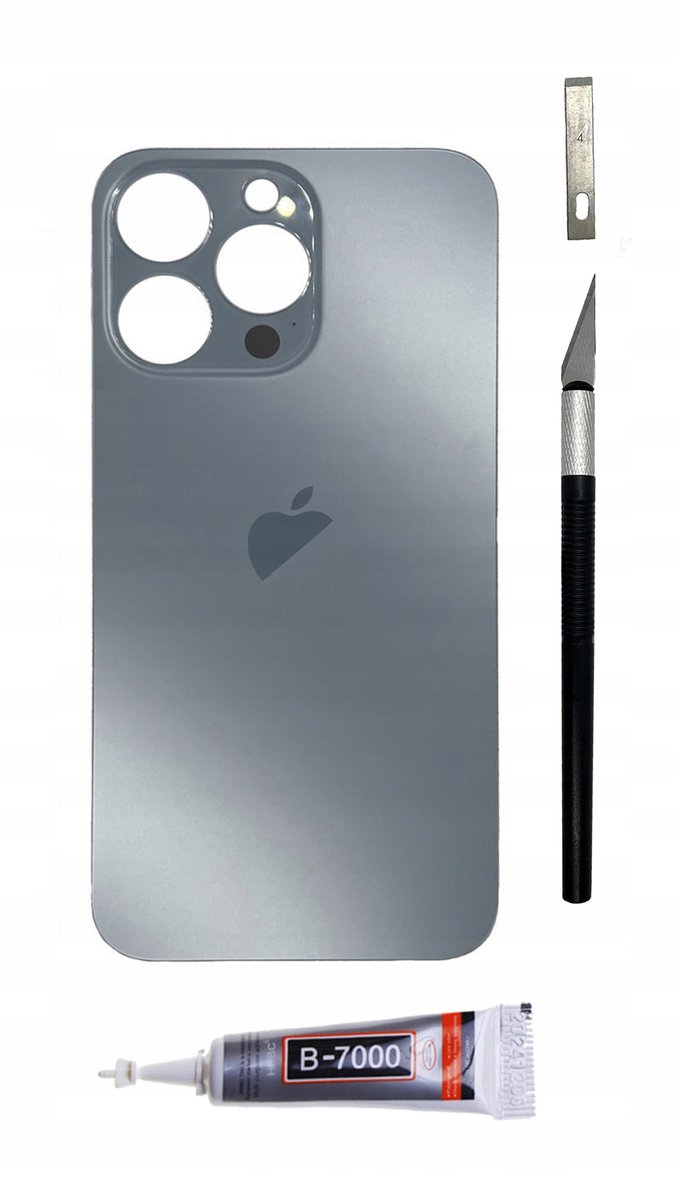 OEM Panel tylny niebieski do iPhone 13 Pro Max Big Hole klapka baterii