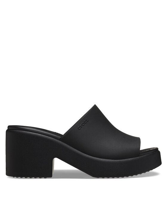 Crocs Klapki Brooklyn Slide Heel 209408 Czarny