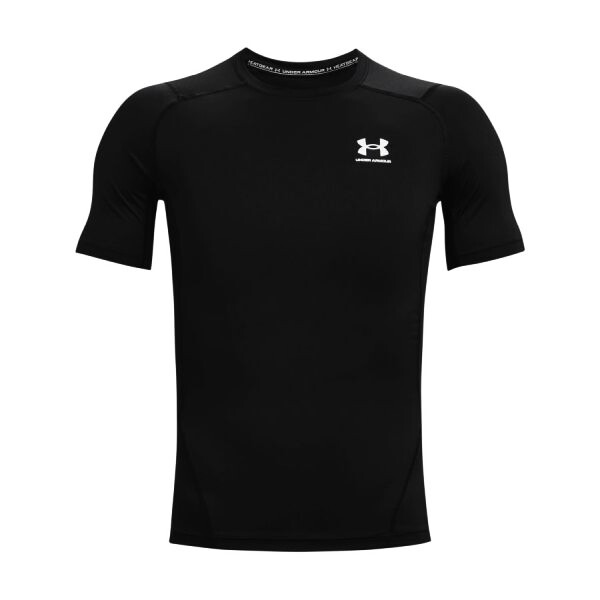 Koszulka męska Under Armour HeatGear Comp SS-BLK XS