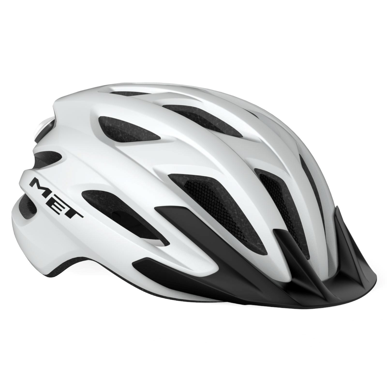 MET Crossover White M (52-59 cm) Kask rowerowy
