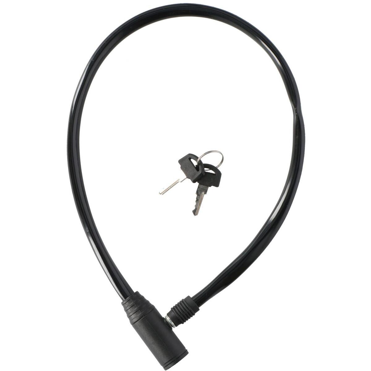 DUNLOP Zapięcie rowerowe DUNLOP E-02925 Linka Czarny