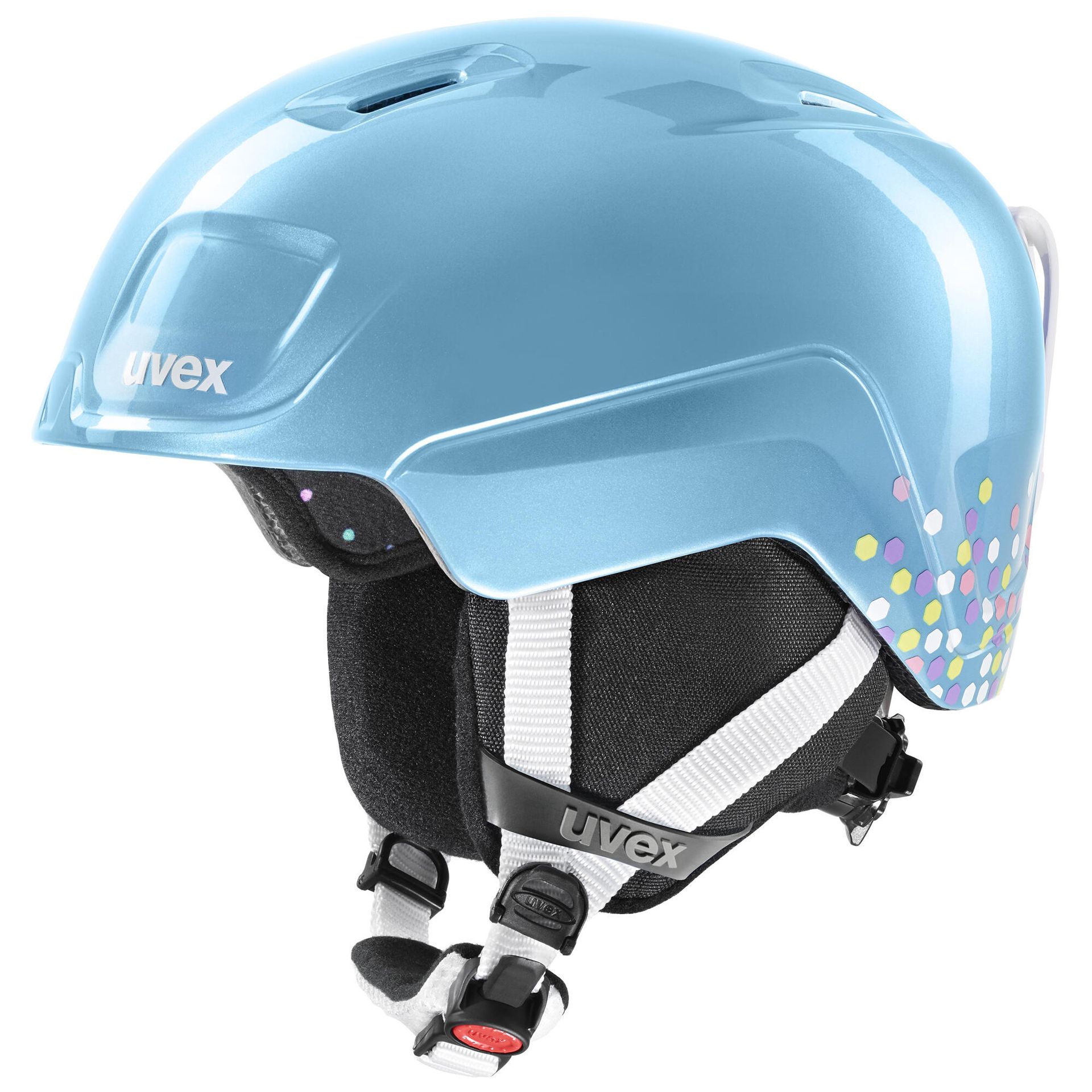 Uvex Heyya Helmet Kids, niebieski 51-55cm 2021 Kaski narciarskie S5662525003