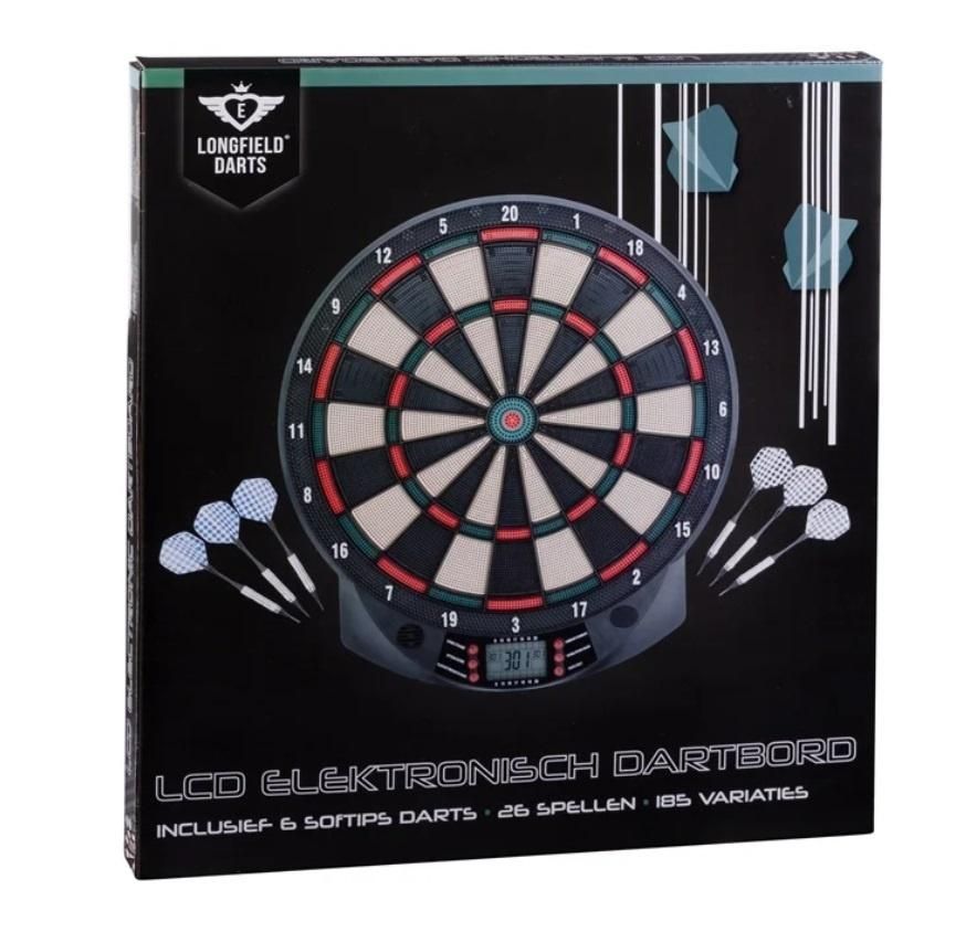 Dart elektroniczny z rzutkami 6szt - zabawka