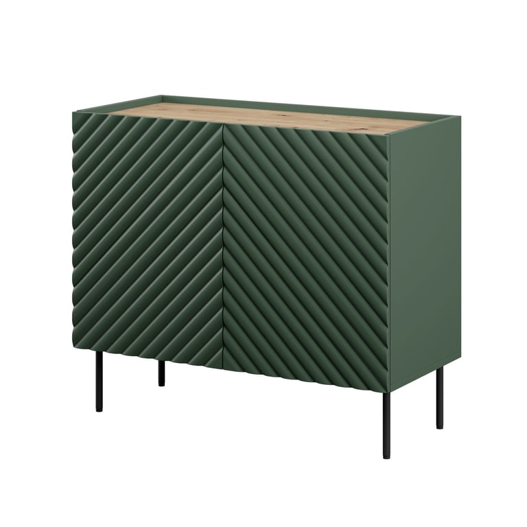 Cama Komoda 2D ONDA 98x45xH85 zieleń