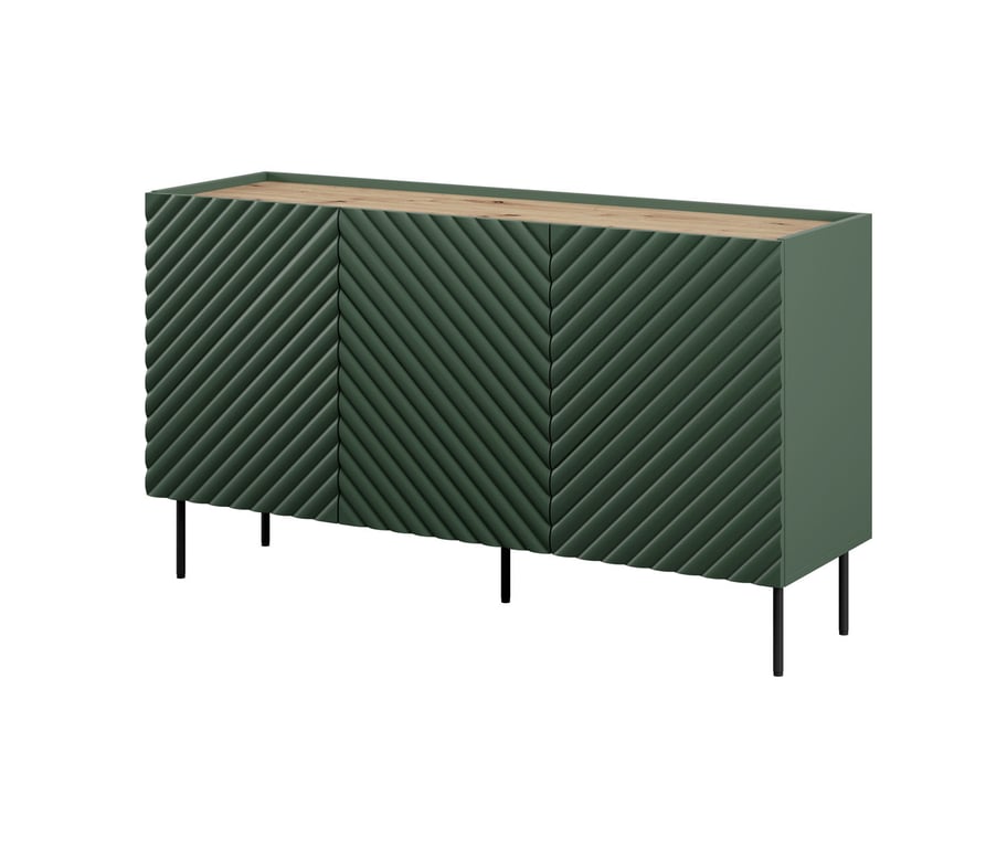 Cama Komoda 3D2SZ ONDA 150x45xH85 zieleń