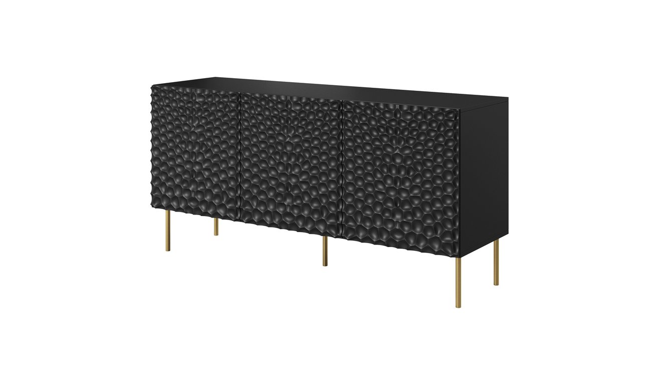 Cama Komoda HOLE 152x42,5x74,5 cm czarny mat