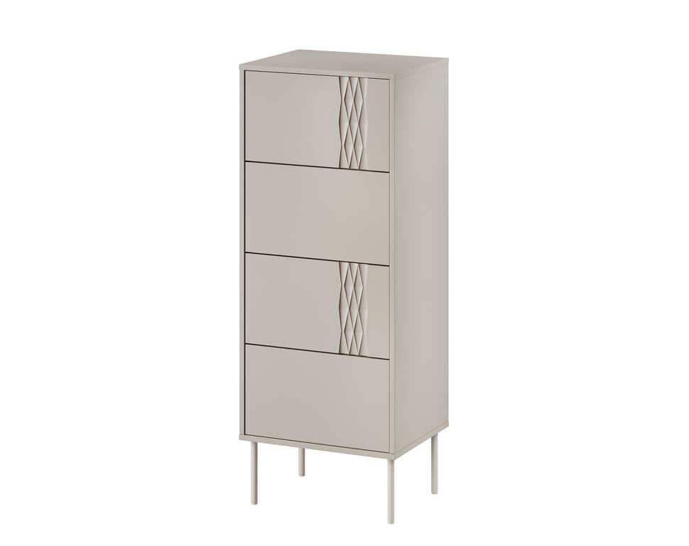 Cama Komoda 4S TRESSE 50x40x125 kaszmir mat