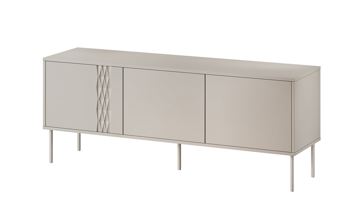 Cama Szafka RTV 3D TRESSE 150x40x55 kaszmir mat