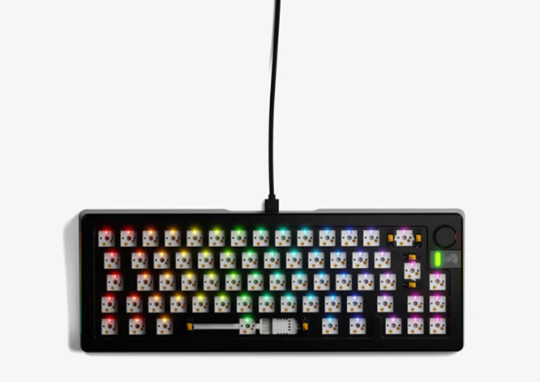 Glorious Gaming GMMK 3 PRO Barebones USB Nie Czarny GLO-KB-GMMK3-PRO-65-BB-W-BLK-ISO