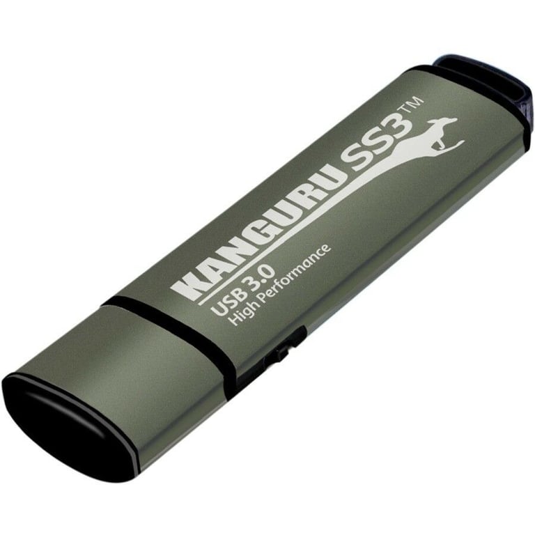 iStorage Kanguru KF3WP256G pamięć USB 256 GB USB Typu-A 3.2 Gen 1 (3.1 Gen 1) Zielony KF3WP256G