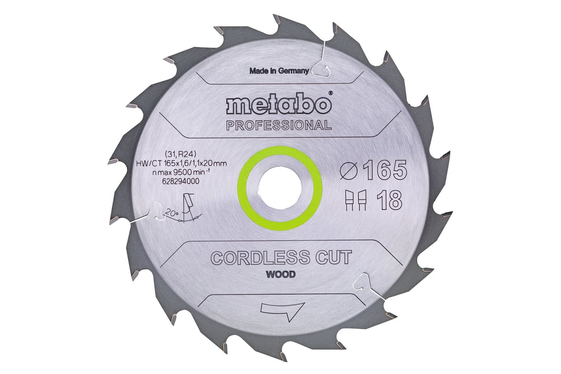 Metabo 628294000 ostrze do piły tarczowej 16,5 cm 1 szt.