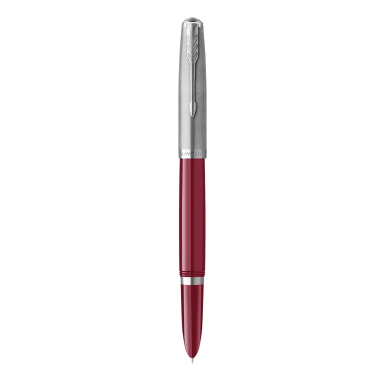 Parker 51 wieczne pióro Bordowy, Stal nierdzewna 1 szt.