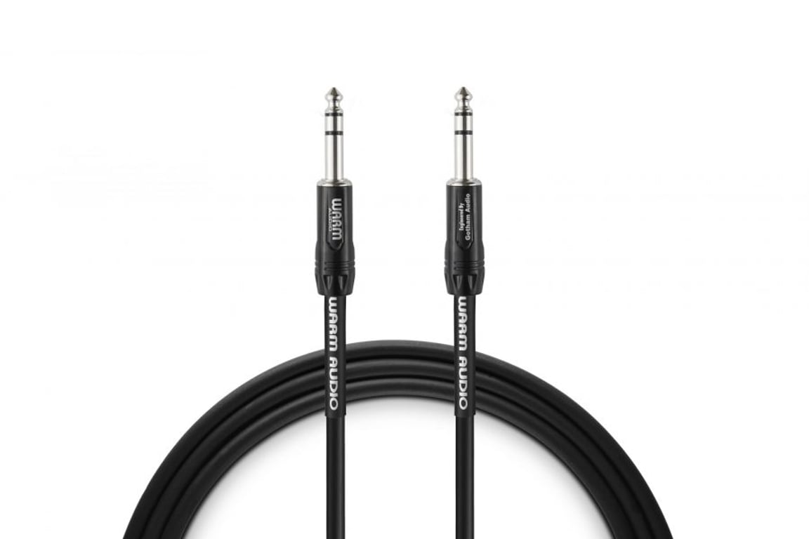 Warm Audio PRO-TRS-3 kabel audio 0,9 m 6.35mm TRS Czarny PRO-TRS-3