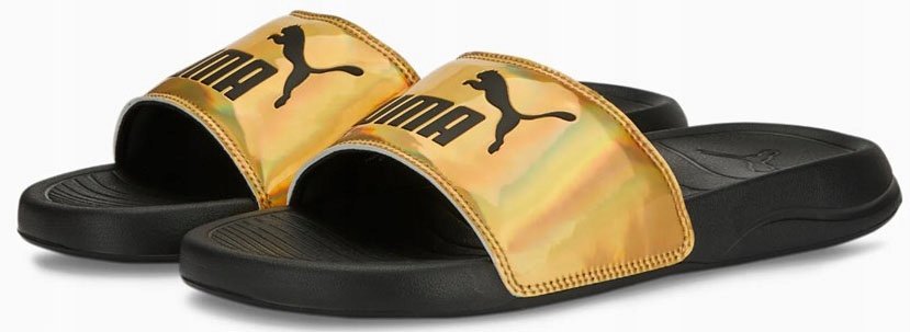 KLAPKI DAMSKIE PUMA GLAMOUR ZŁOTE KLASYCZNE R.35.5