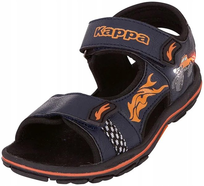 BUTY DZIECIĘCE KAPPA SANDAŁY ŚWIECĄCE LED ROZM. 25