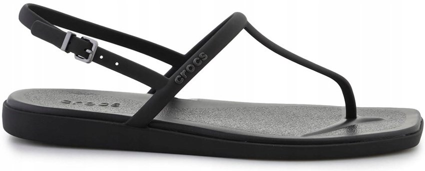 JAPONKI DAMSKIE CROCS MIAMI THONG FLIP KLAPKI CZARNE ROZMIAR 37.5