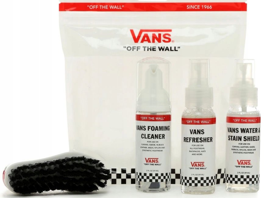 VANS ZESTAW DO PIELĘGNACJI OBUWIA VANS DO SKÓRY ZAMSZOWEJ UNIWERSALNY 4W1