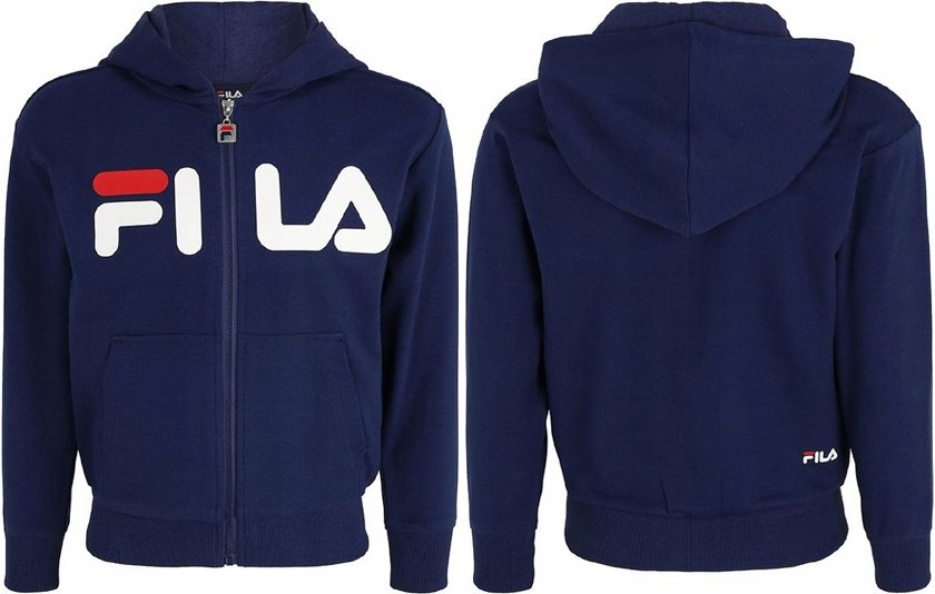 BLUZA DZIECIĘCA FILA BAWEŁNA ROZPINANA R. 122/128
