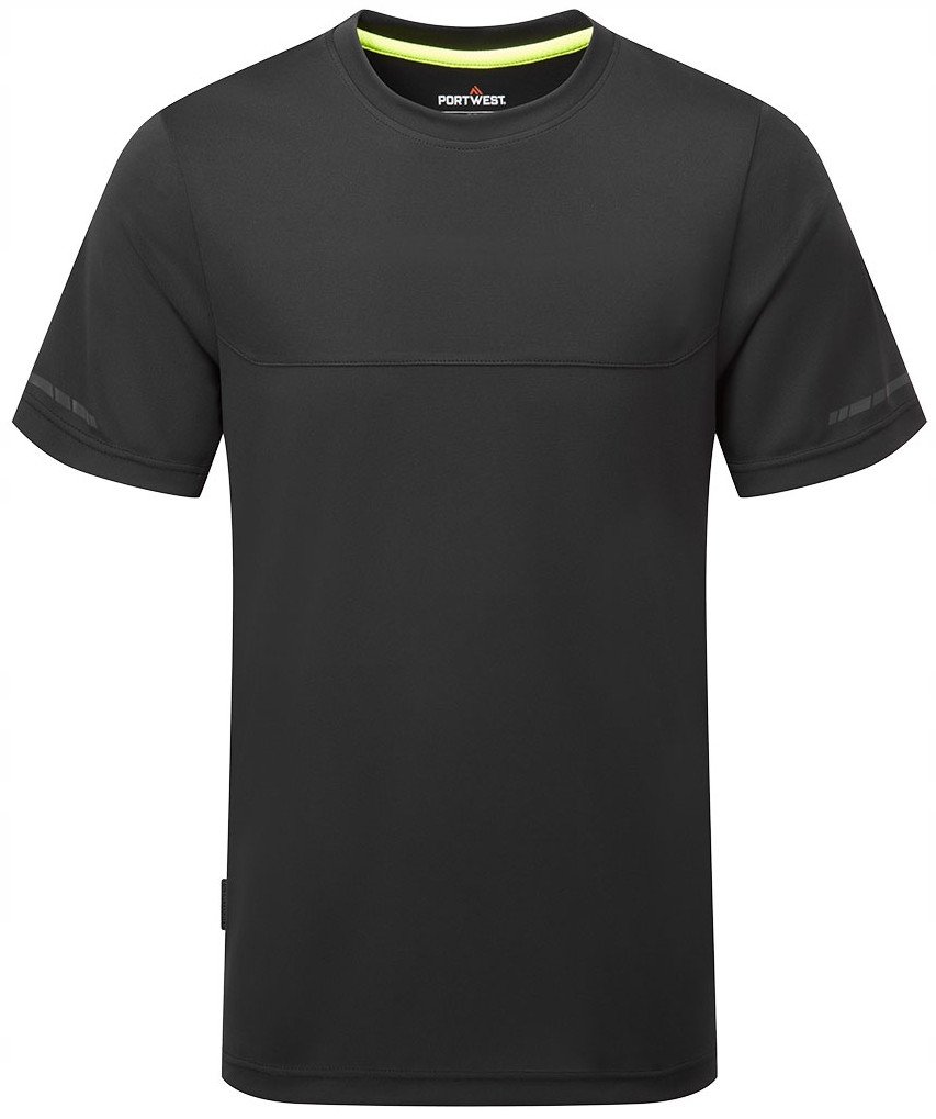 Koszulka t-shirt z siatki poliestrowej Ezeecool Portwest EV411 BKR r. S