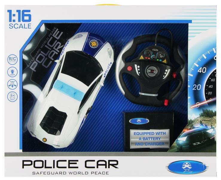 ND17_ZB-175446 Auto Policja zdalnie sterowane Meg