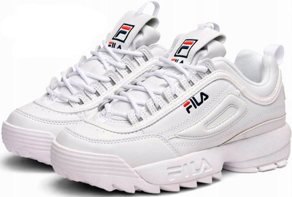 BUTY DZIECIĘCE FILA DISRUPTOR LOW BIAŁE KIDS R.28