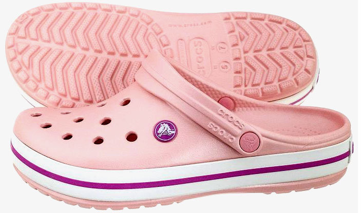 KLAPKI DAMSKIE CROCS CROCBAND CHODAKI KROKSY RÓŻOWE PINK LEKKIE R. 37-38