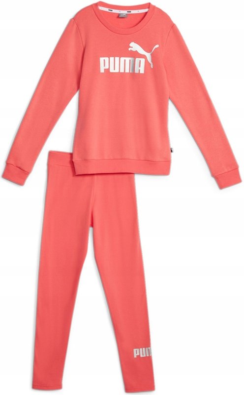 DRES DZIECIĘCY PUMA LEGGINSY I BLUZA RÓŻOWA 164CM