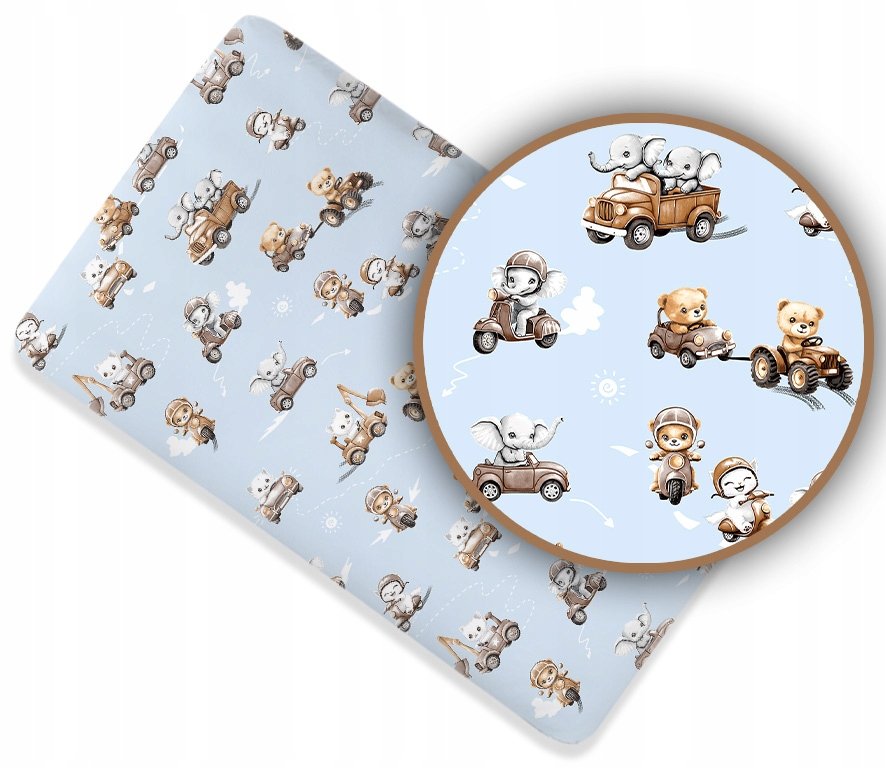 PRZEŚCIERADŁO BAWEŁNIANE DO DOSTAWKI 110x58 DUŻY WYBÓR!