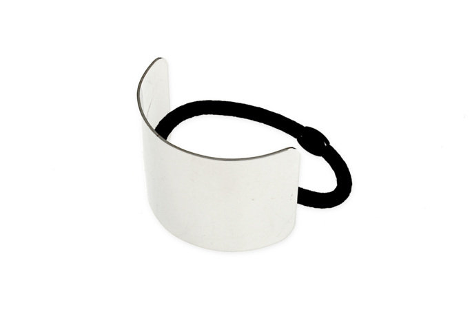 Jubileo, Spinka gumka do włosów elegancka srebrna