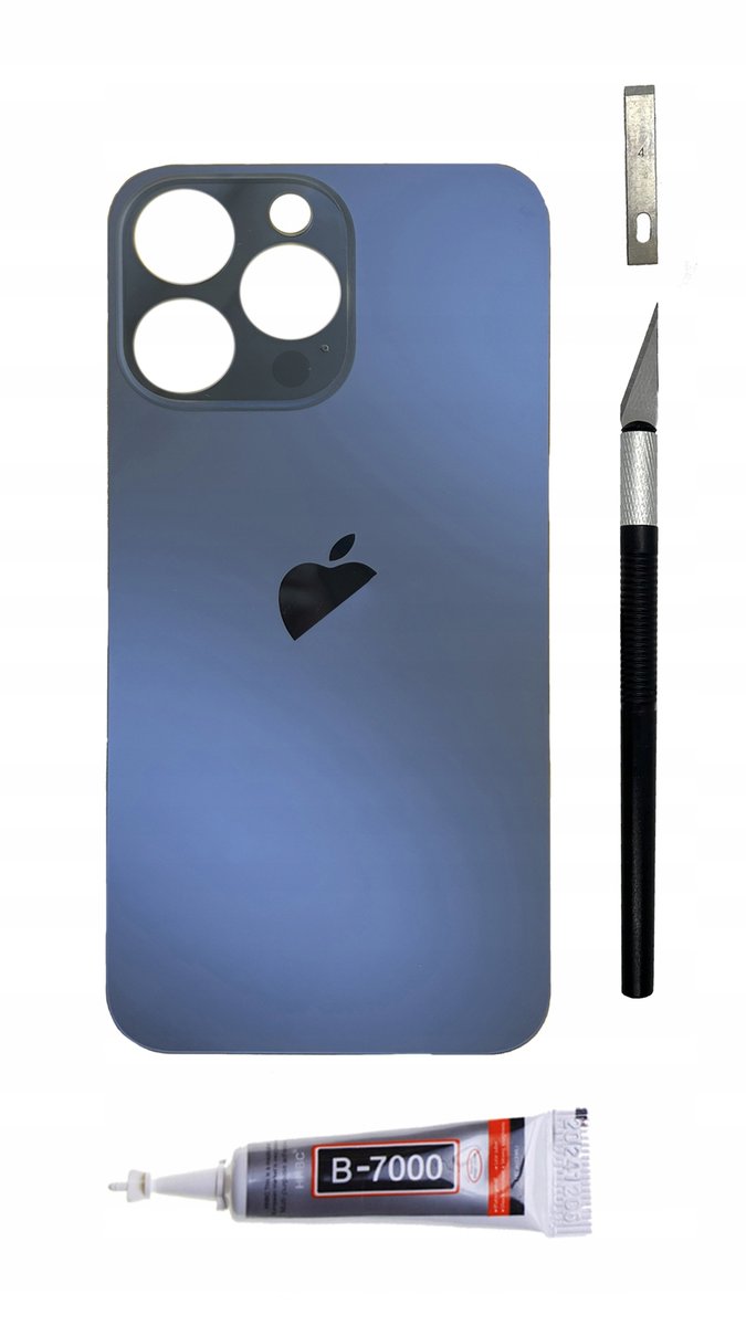 OEM Panel tylny granatowy do iPhone 15 Pro Max BigHole szkło klapka baterii