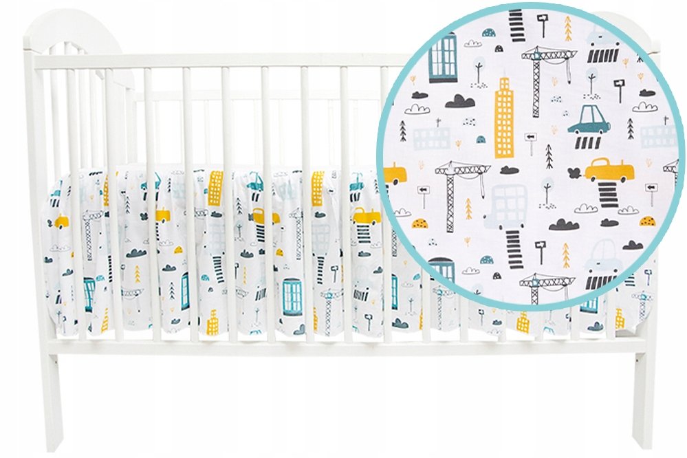 FALBANA POD MATERAC DO ŁÓŻECZKA 120X60 WZORY!