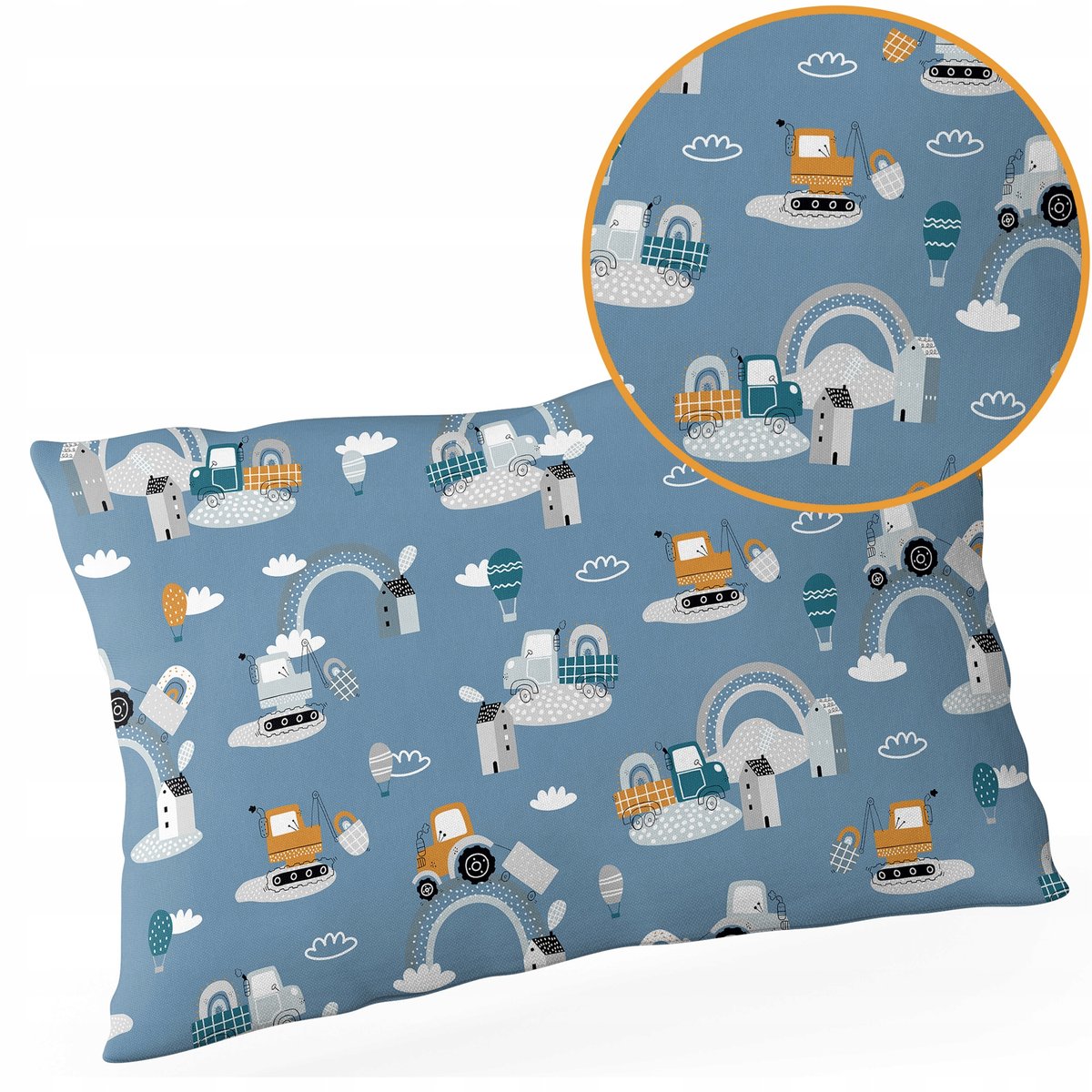 POSZEWKA NA PODUSZKĘ 40x60 BAWEŁNA ZAMEK WZORY!