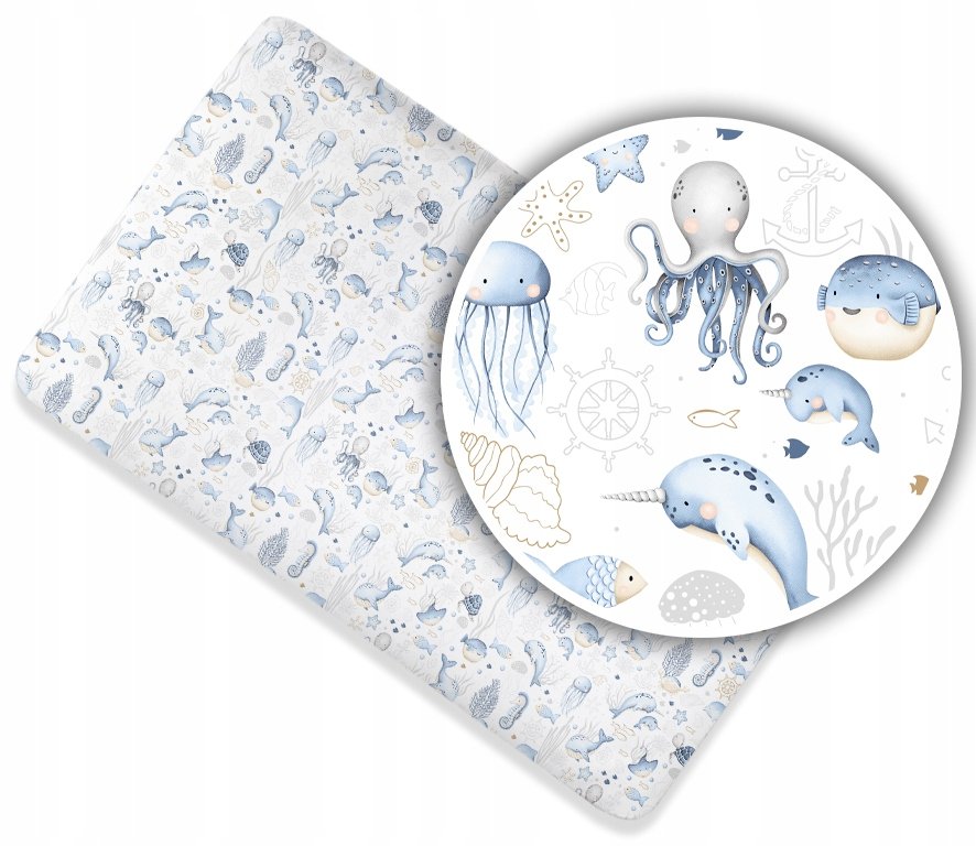 PRZEŚCIERADŁO BAWEŁNIANE DO DOSTAWKI 90x50 WZORY!