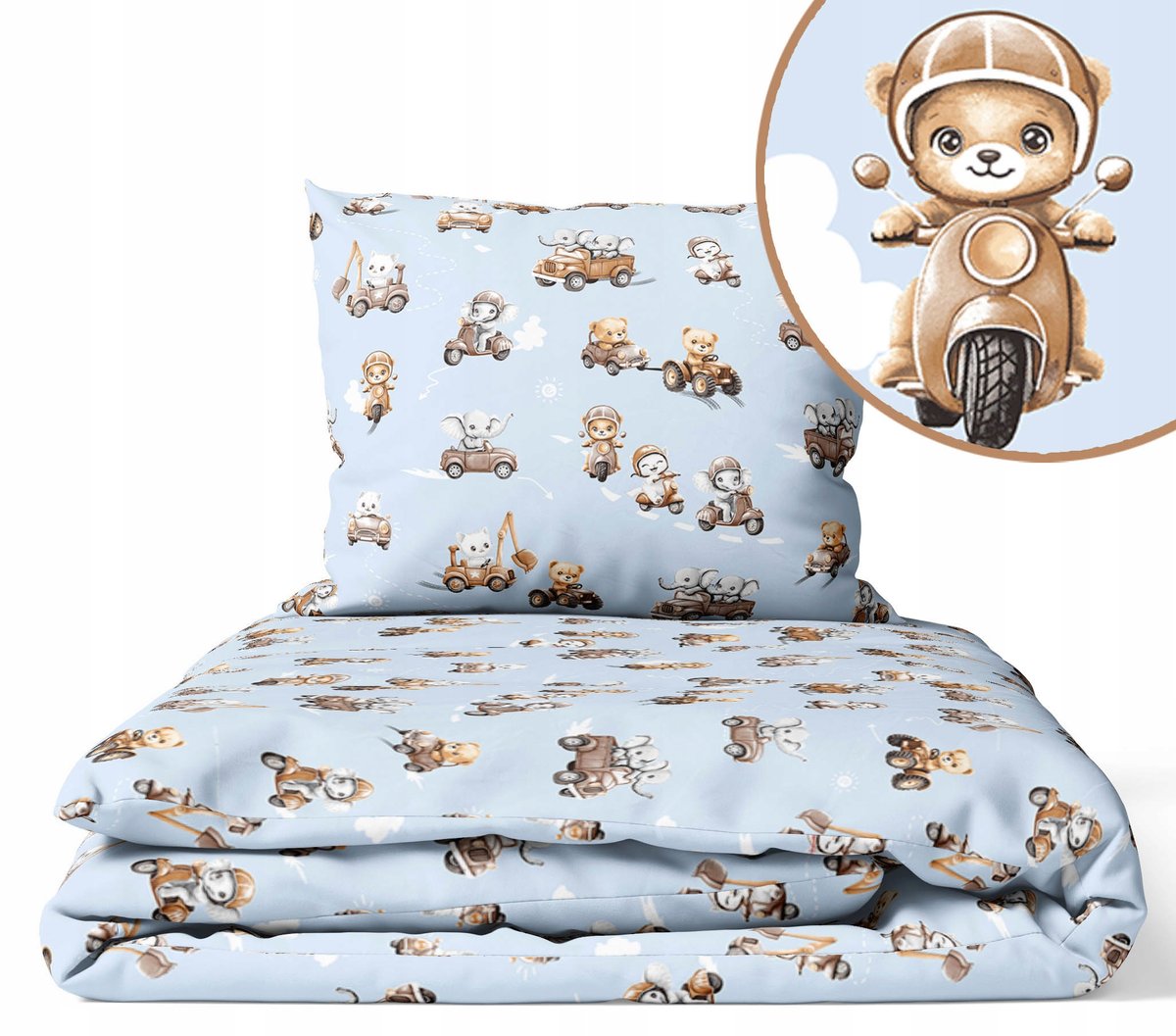 POŚCIEL 135x100 DZIECIĘCA 2EL 100x135 DO ŁÓŻECZKA