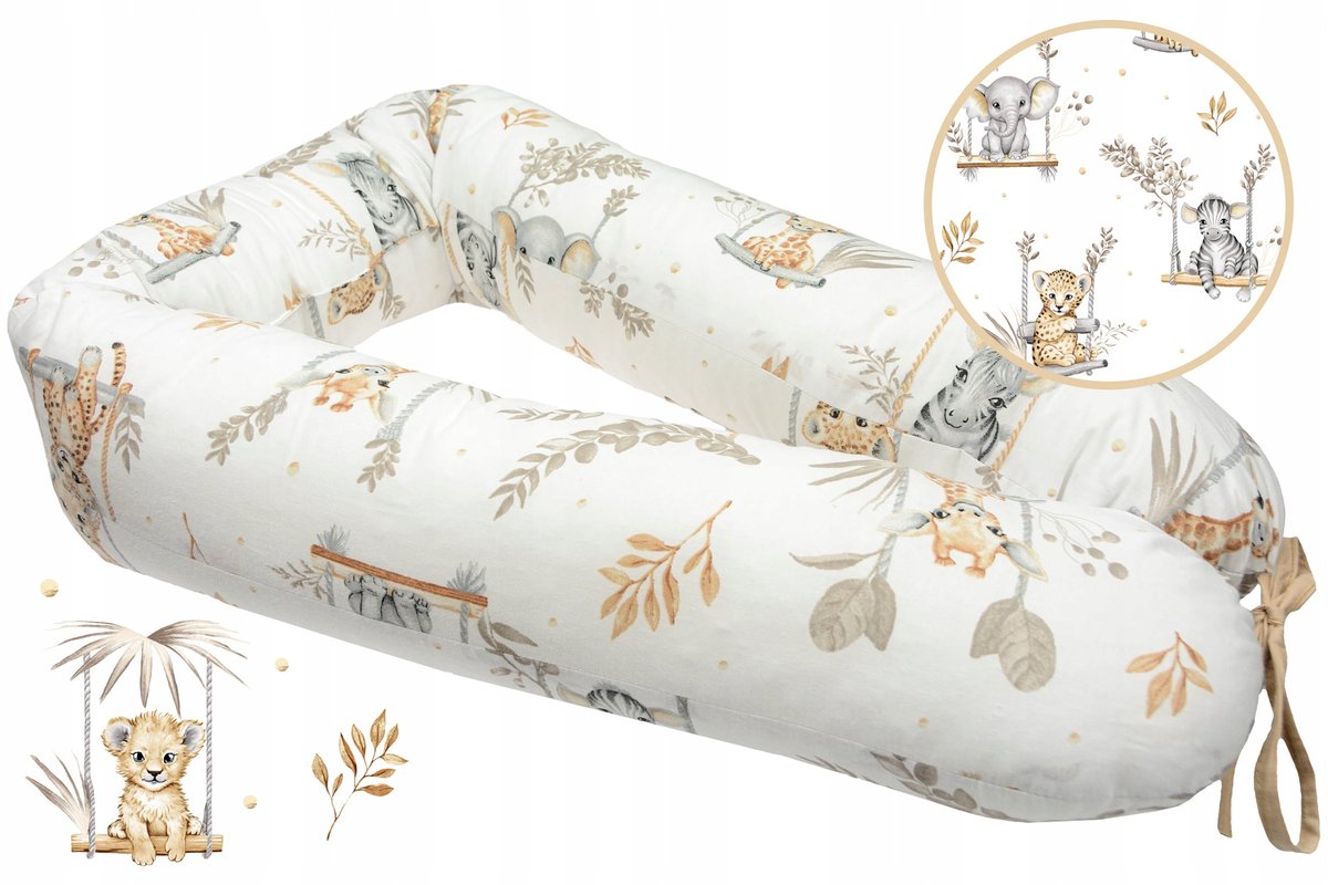 Poduszka ciążowa do spania Karmienia Rogal typu V