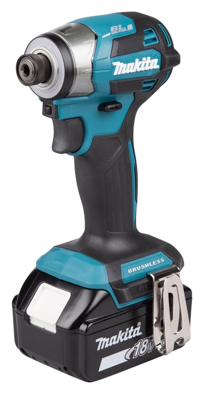 Makita DTD173RTJ wkrętak zasilany/zakrętark udarowy 3600 RPM Czarny, Niebieski