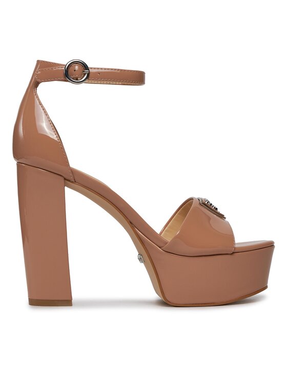 Guess Sandały Seton FLPSET PAT03 Beżowy