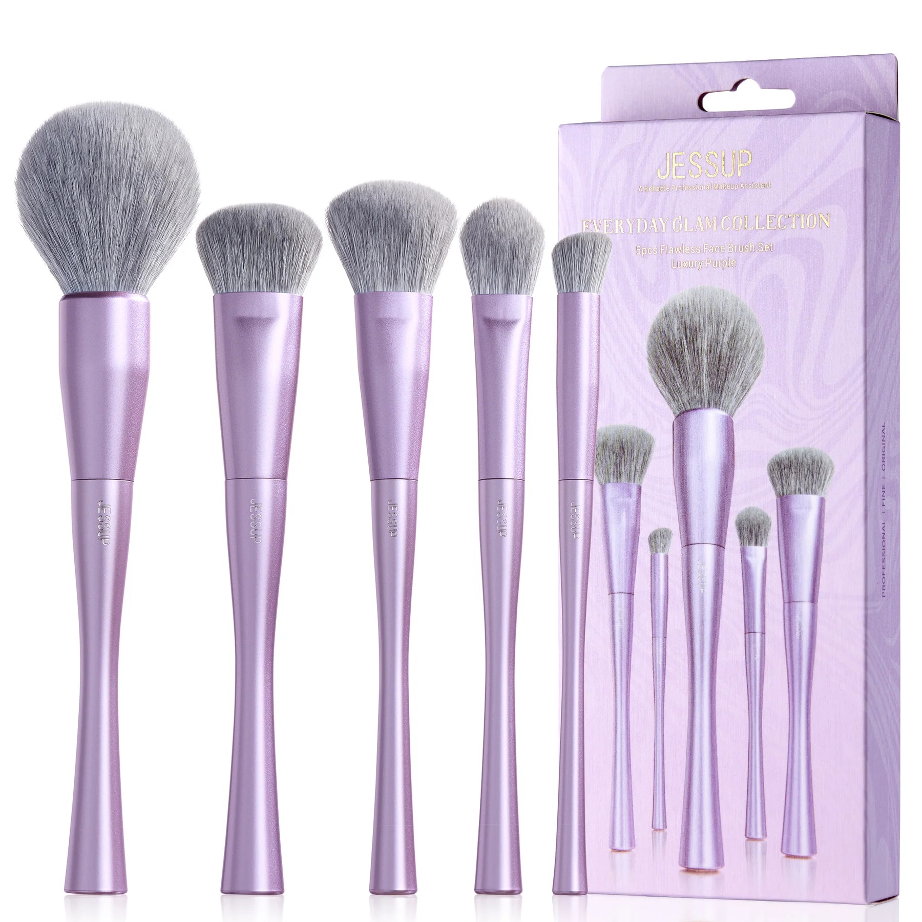 Jessup Everyday Glam Collection Zestaw Pędzli do Makijażu T514