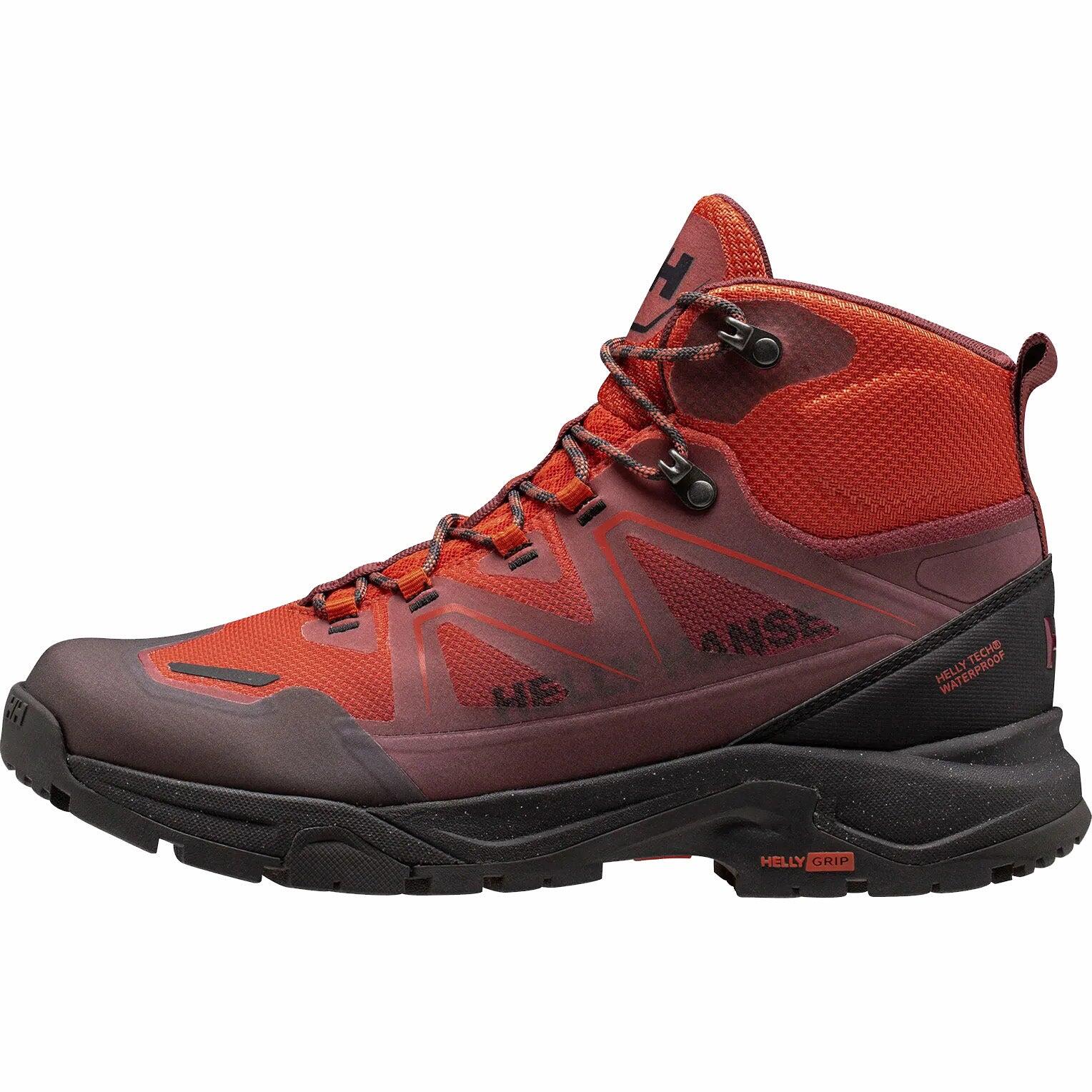 Helly Hansen Męskie buty trekkingowe Cascade Mid Ht Day, Patrol, pomarańczowe/czarne, rozmiar 6,5, Patrol pomarańczowy czarny, 40 EU