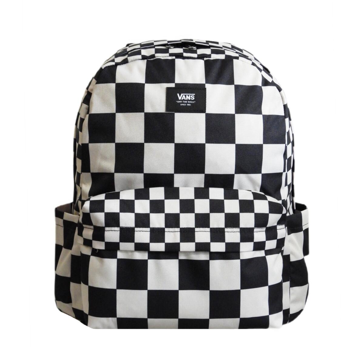 plecak VANS OLD SKOOL CHECK BACKPACK Black/Oatmeal