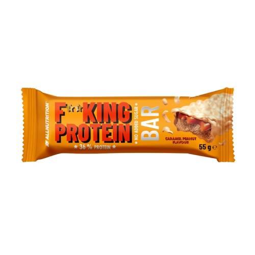 Allnutrition Fitking Delicious Protein Bar Baton o smaku karmelowym z orzeszkami ziemnymi, 55 g -> Wysyłka 1,99 - odbiór w Żabce