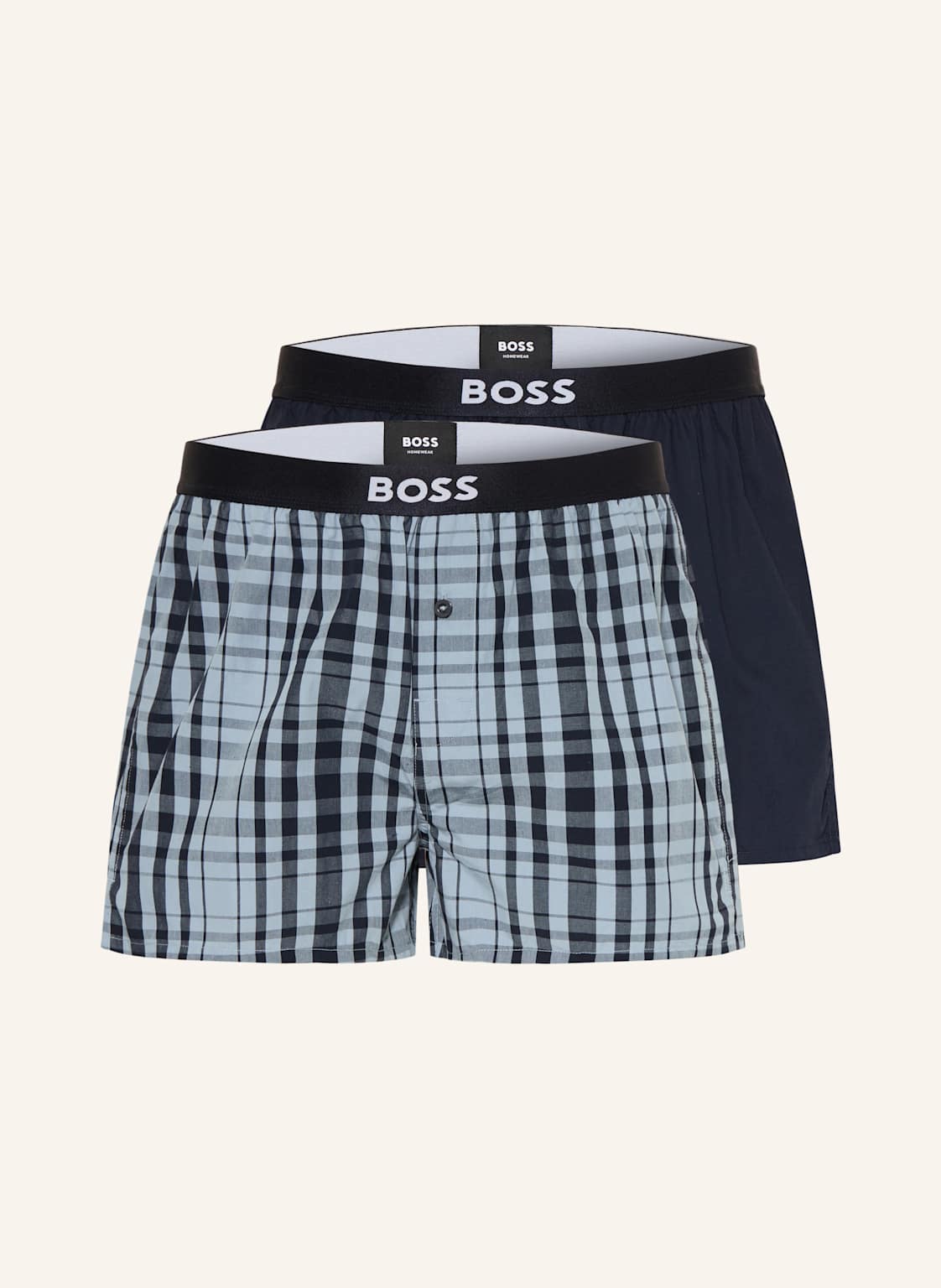 Boss Bokserki Tkane, 2 Szt. blau