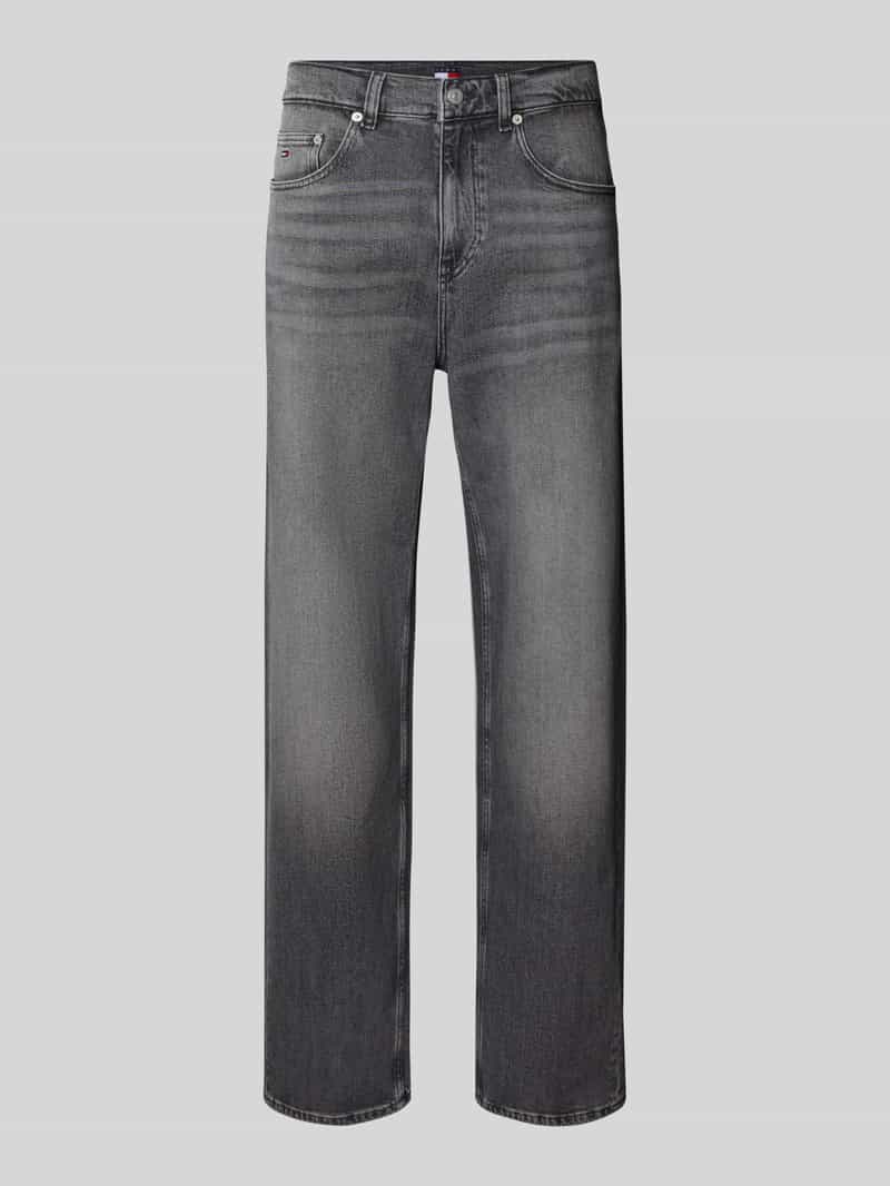 Jeansy o luźnym kroju z mieszanki bawełny